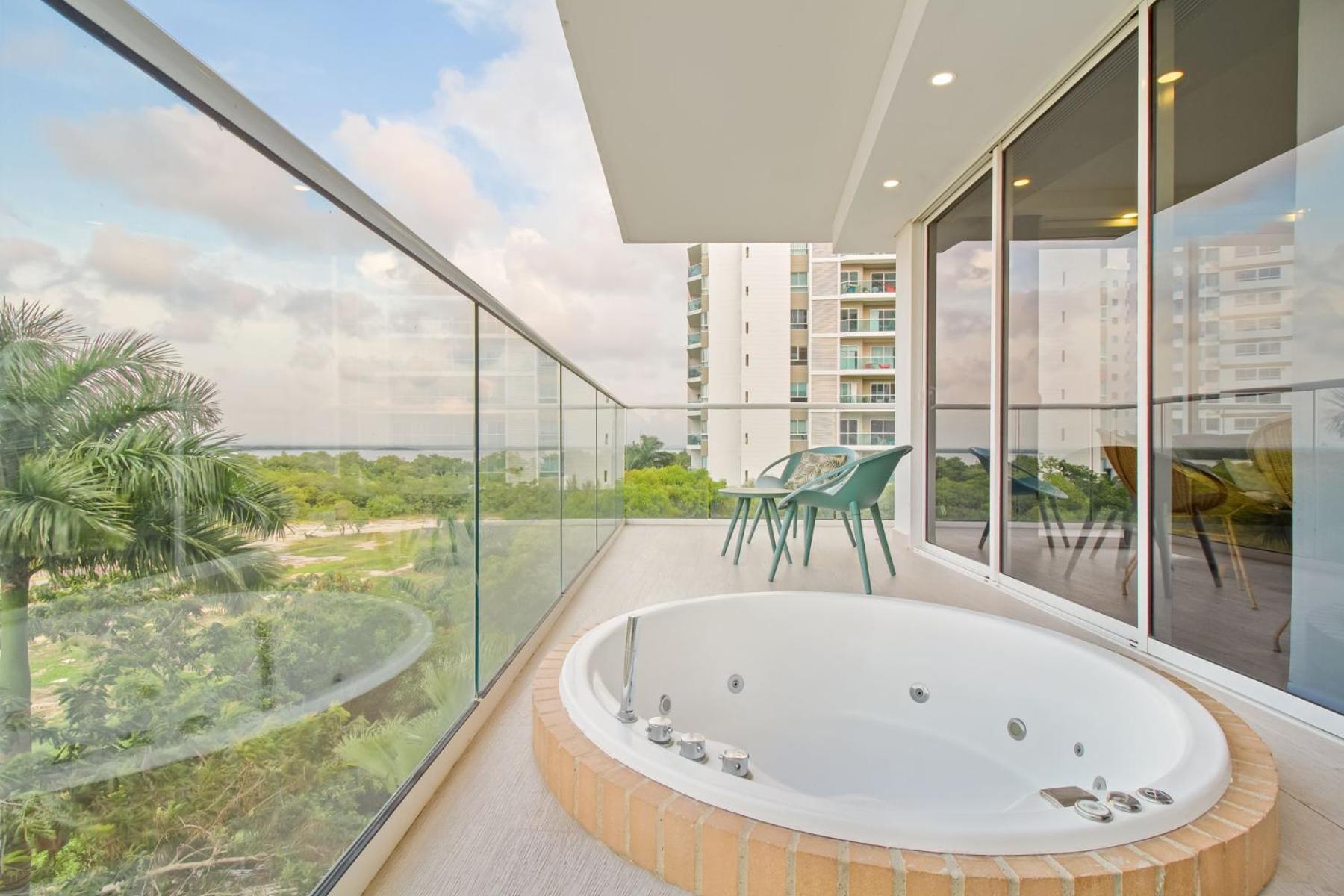 Martinique Cartagena - Apartamentos A Corta Caminata De Playa Azul Exteriér fotografie